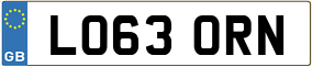 Truck License Plate